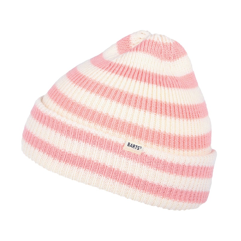 Barts Hats Baby Milo Beanie Hat – Rose-White Infant 1-Size