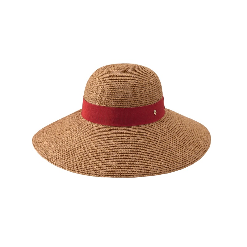 Cori Wide Brim Hat Natural/Black 1SFM