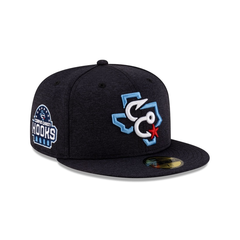 Corpus Cristi Hooks Shadow Tech Navy 59FIFTY Fitted Hat 7