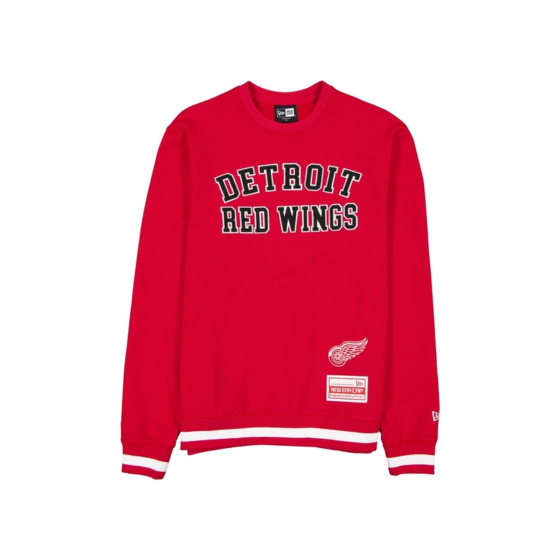 Detroit Red Wings Team Color Logo Select Crewneck S