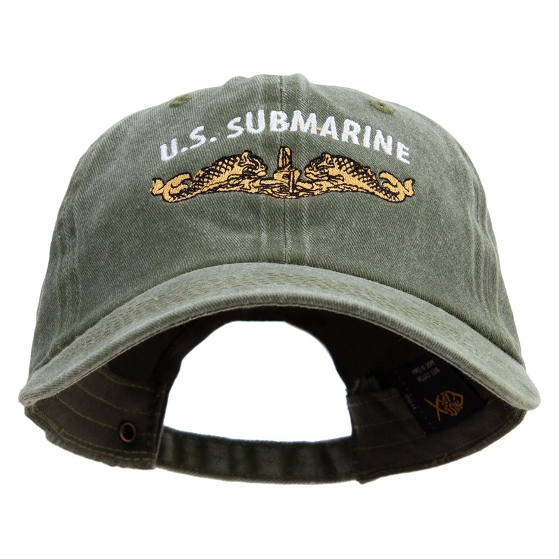 Golden US Submarine Cotton Twill Premium Pigment Dyed Cap Olive One Size