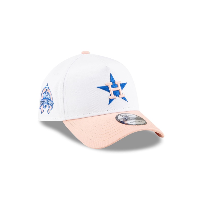 Houston Astros Spring Colorway 9FORTY A-Frame Snapback Hat One Size