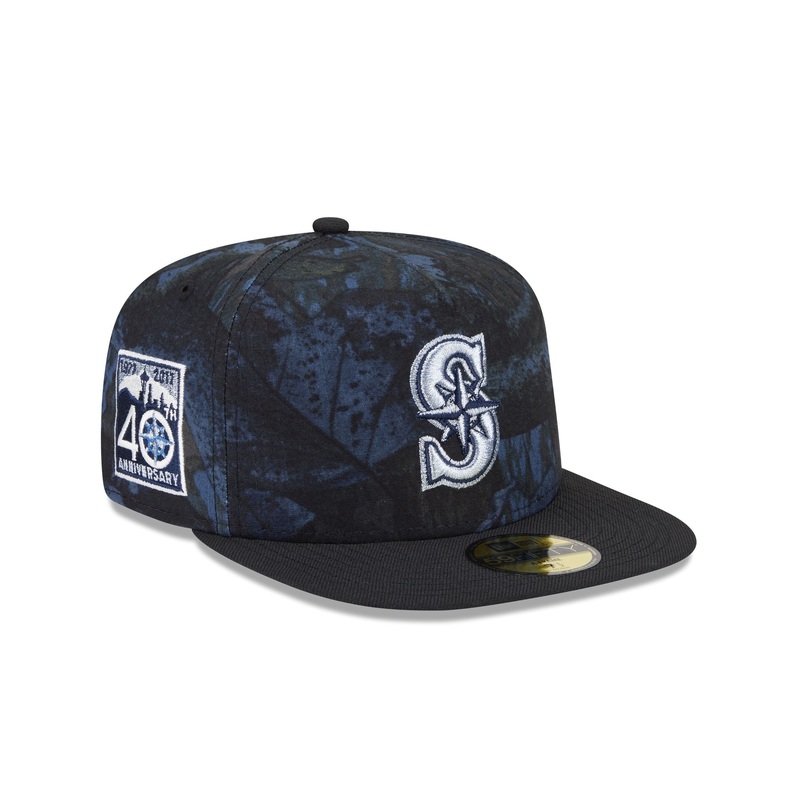 Just Caps Ripstop Camo Seattle Mariners 59FIFTY A-Frame Fitted Hat 7