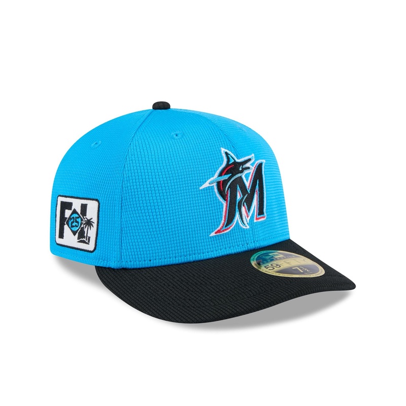 Miami Marlins 2025 Spring Training Low Profile 59FIFTY Fitted Hat 7