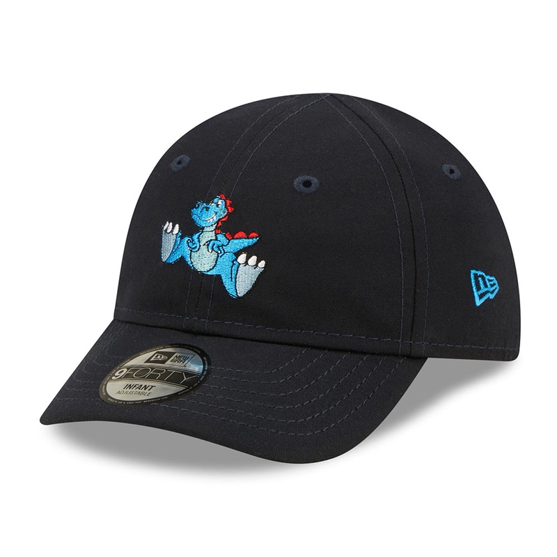 New Era Baby 9FORTY Repreve Baseball Cap – Dino – Navy Blue Infant 1-Size