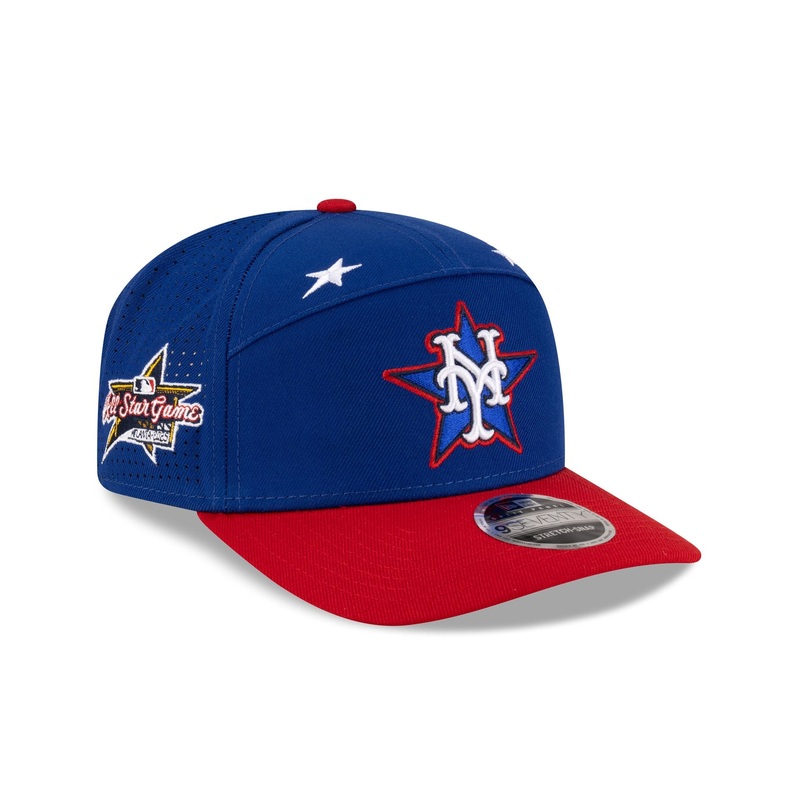 New York Mets 2025 All-Star Game Workout Split Panel 9SEVENTY Stretch-Snap Hat One Size