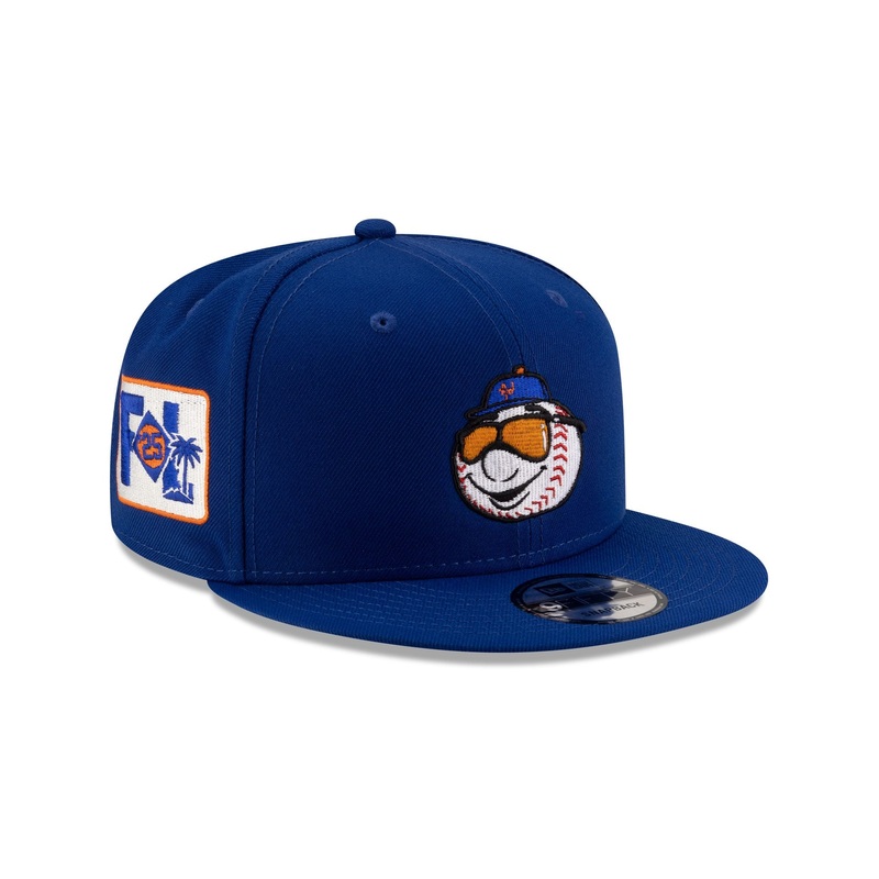 New York Mets Mr. Met Light Royal 9FIFTY Snapback Hat One Size