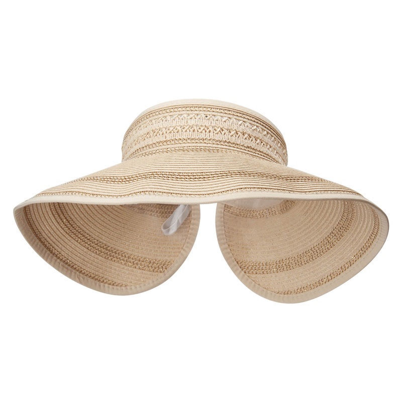 Women’s Rolled Visor Gold One Size