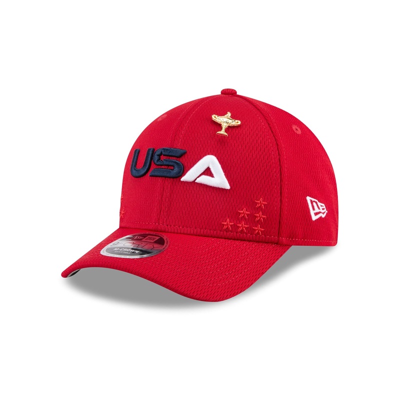2025 Ryder Cup Team USA Red 9FORTY M-Crown Snapback Hat One Size