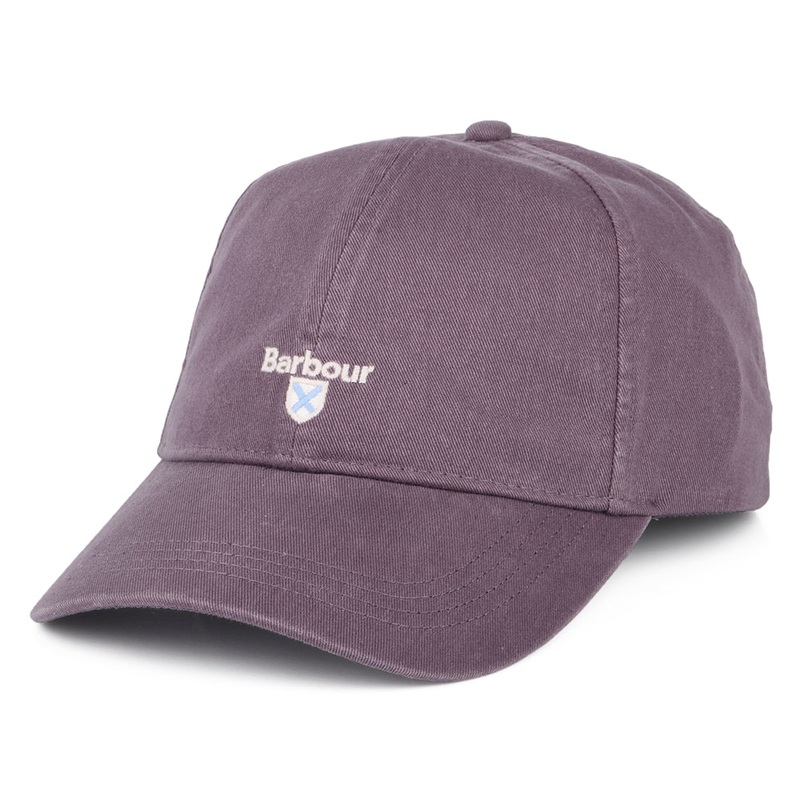 Barbour Hats Cascade Cotton Baseball Cap – Light Purple Adjustable