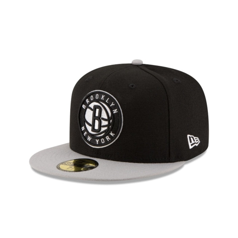 Brooklyn Nets 2Tone 59FIFTY Fitted Hat 6 7/8