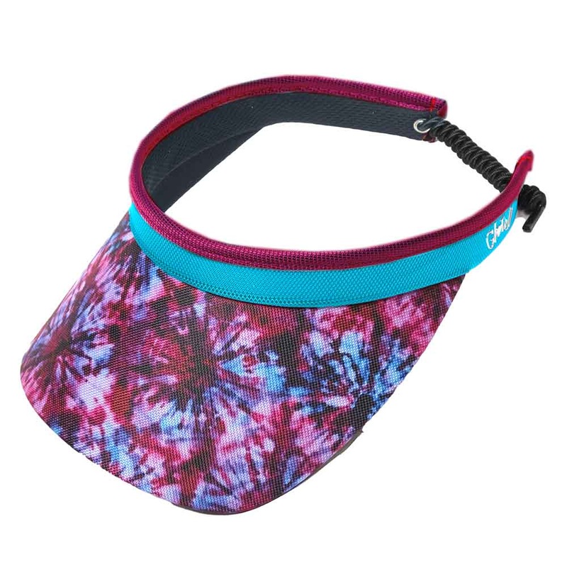 Cosmic Golf Sun Visor with Coil Lace – GloveIt Magenta