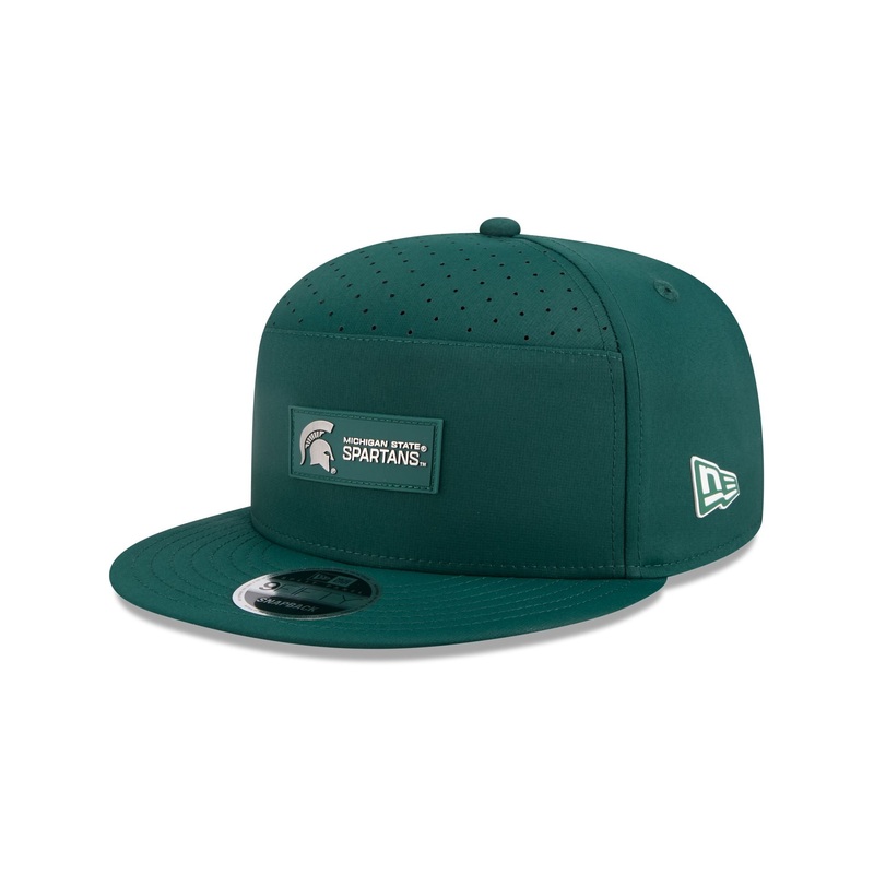 Michigan State Spartans Hot Weather Split Panel 9FIFTY Snapback Hat One Size