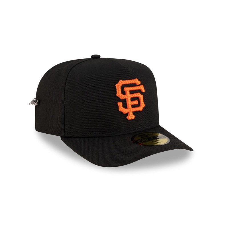 San Francisco Giants Script Safety Pin 59FIFTY A-Frame Fitted Hat 7