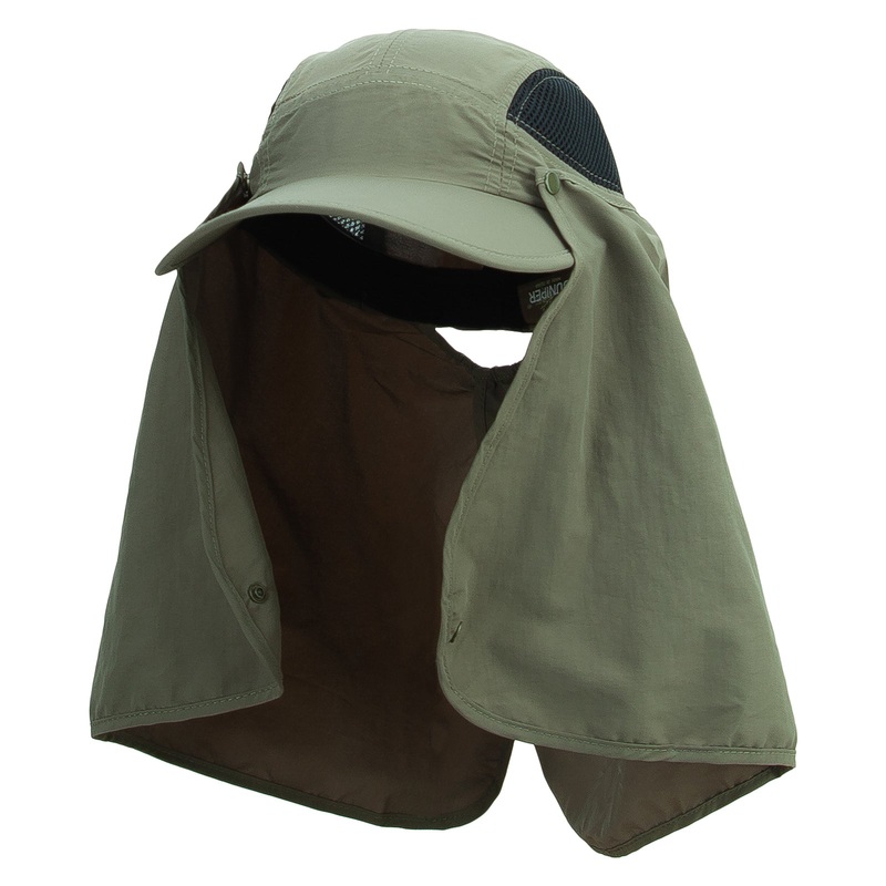 Taslon UV Cap with Removable Neck Flap Gull One Size