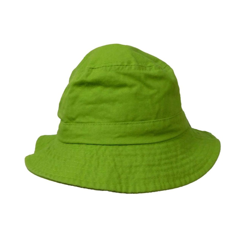 Washed Twill Kid’s Bucket Hat – DPC Kids Blue