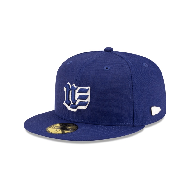Blackletter Dark Royal 59FIFTY Fitted Hat 7