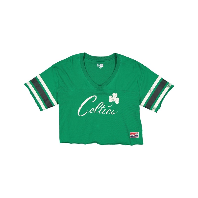 Boston Celtics Throwback Cropped Women’s T-Shirt XS