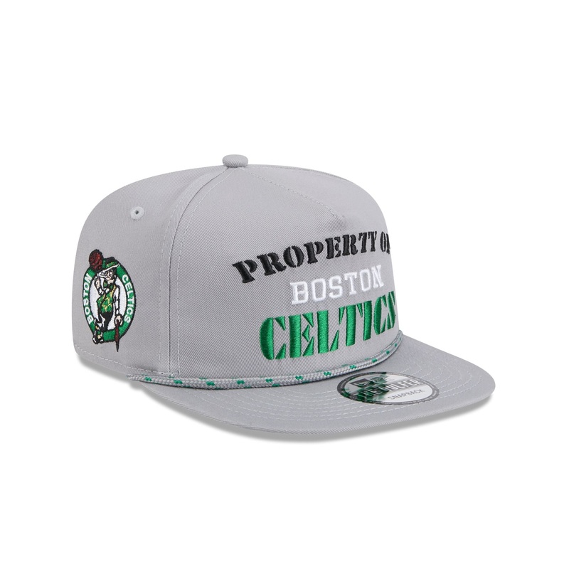 Boston Celtics Vintage Gray Rope Golfer Hat One Size