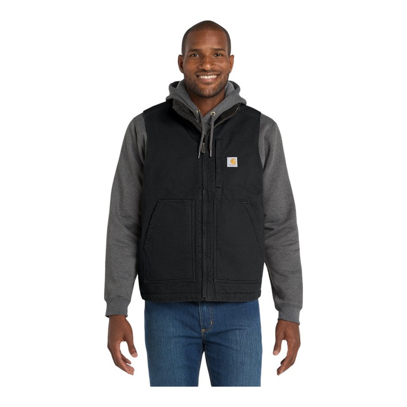 Carhartt CT104277 Sherpa-Lined Mock Neck Vest Black S