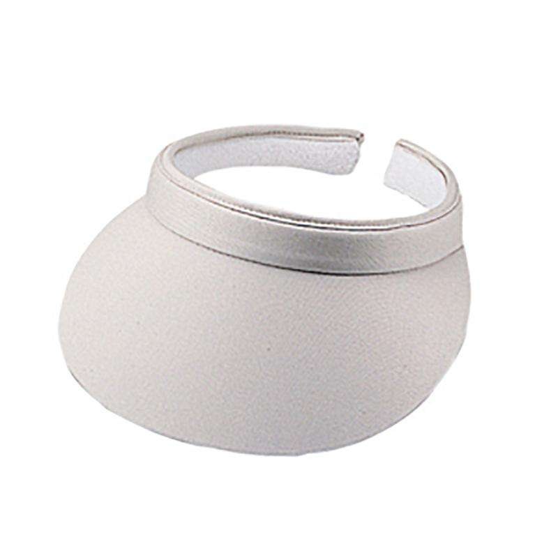 Cotton Clip-On Sun Visor – 3″ Peak – Mega Cap Stone Medium