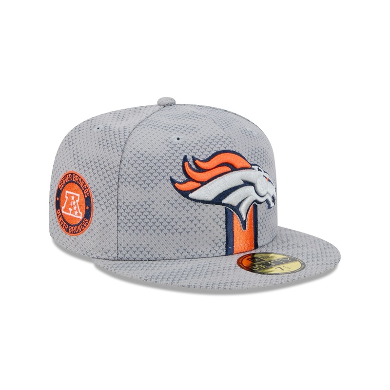 Denver Broncos 2024 Sideline Gray 59FIFTY Fitted Hat 7