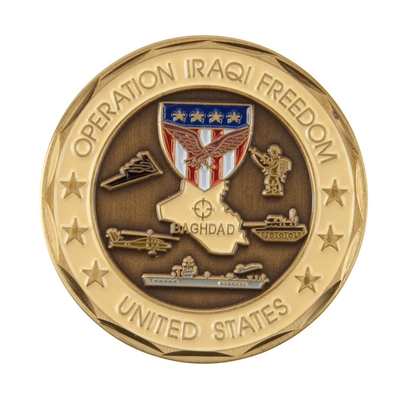 Military Operation Coin Green Never One Size