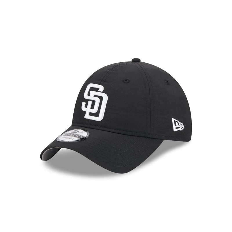 San Diego Padres Everyday Nylon Black 9TWENTY Adjustable Hat One Size