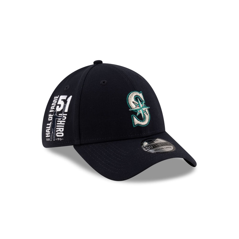 Seattle Mariners Hall of Fame 2025 Ichiro Suzuki 39THIRTY Stretch Fit Hat S/M