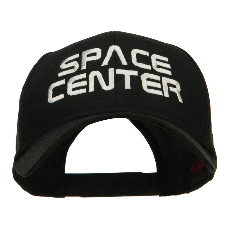 Space Center Embroidered Cotton Twill Cap Black One Size