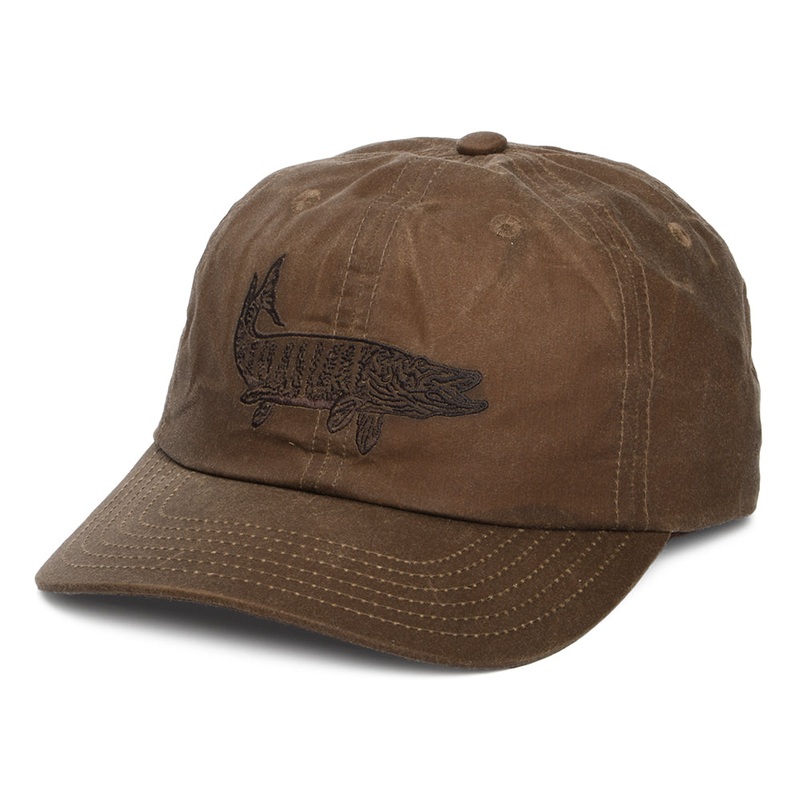 Brixton Hats Muskie NetPlus MP Weather Guard Waxed Cotton Baseball Cap – Copper Adjustable