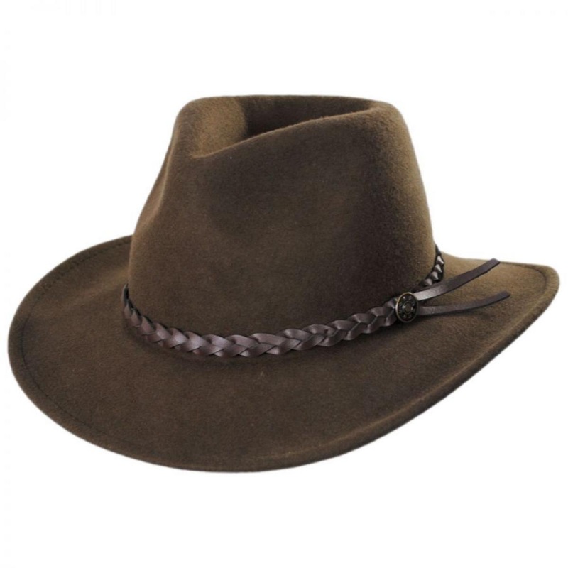 Cougar Packable Wool Felt Western Hat SERPENT S