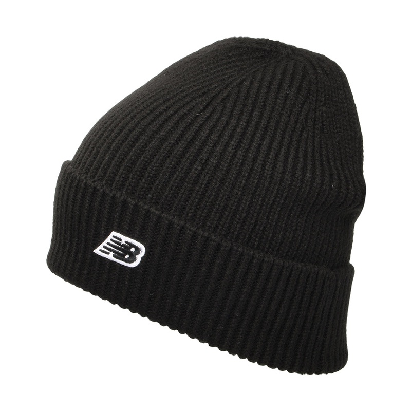 New Balance Hats Winter Watchman NB Patch V 3.0 Beanie Hat – Black 1-Size