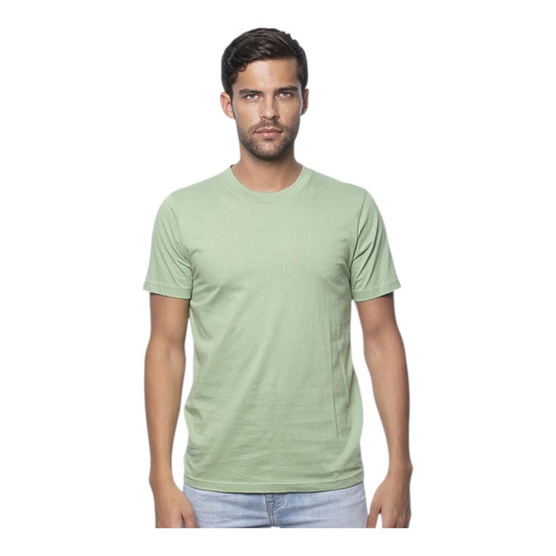 Royal Apparel Unisex Organic Cotton Short Sleeve T-Shirt 5051ORG Made in USA Avocado XS