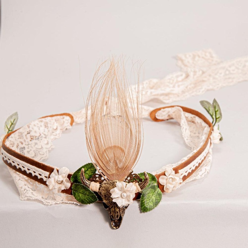 True Love | Leather and Lace Hat Band