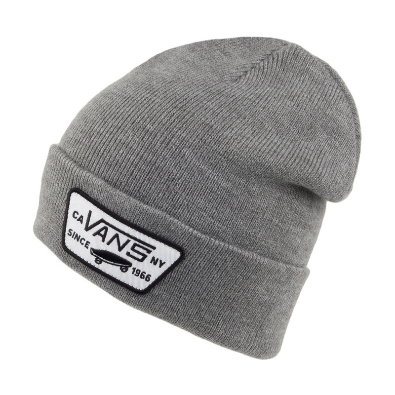 Vans Hats Milford Beanie Hat – Heather Grey 1-Size
