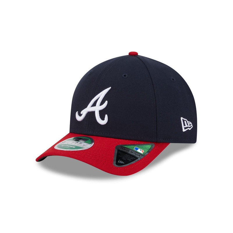 Atlanta Braves Home Authentic Collection 9FORTY M-Crown Snapback Hat One Size