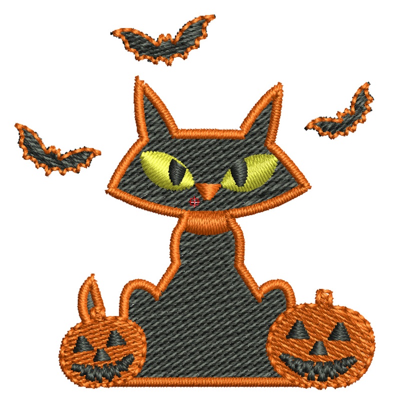 Bat Cat and Pumpkin Default Title One Size