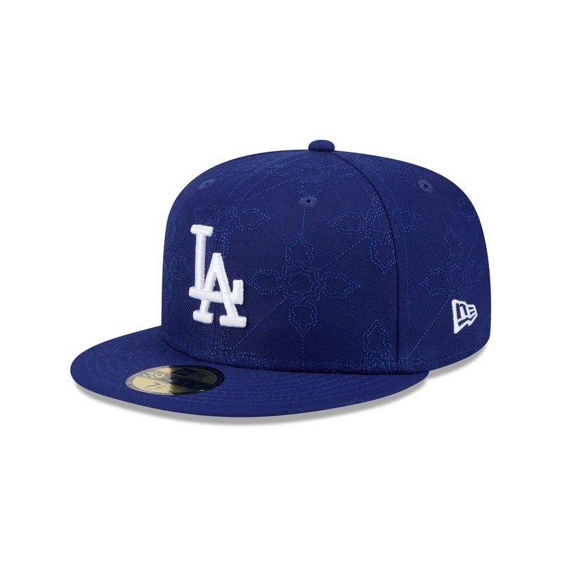 Los Angeles Dodgers Color Pattern 59FIFTY Fitted Hat 7