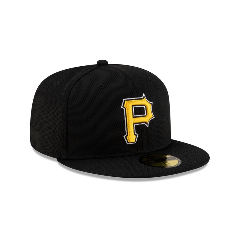 Pittsburgh Pirates 2025 Clubhouse Alt Black 59FIFTY Fitted Hat 7