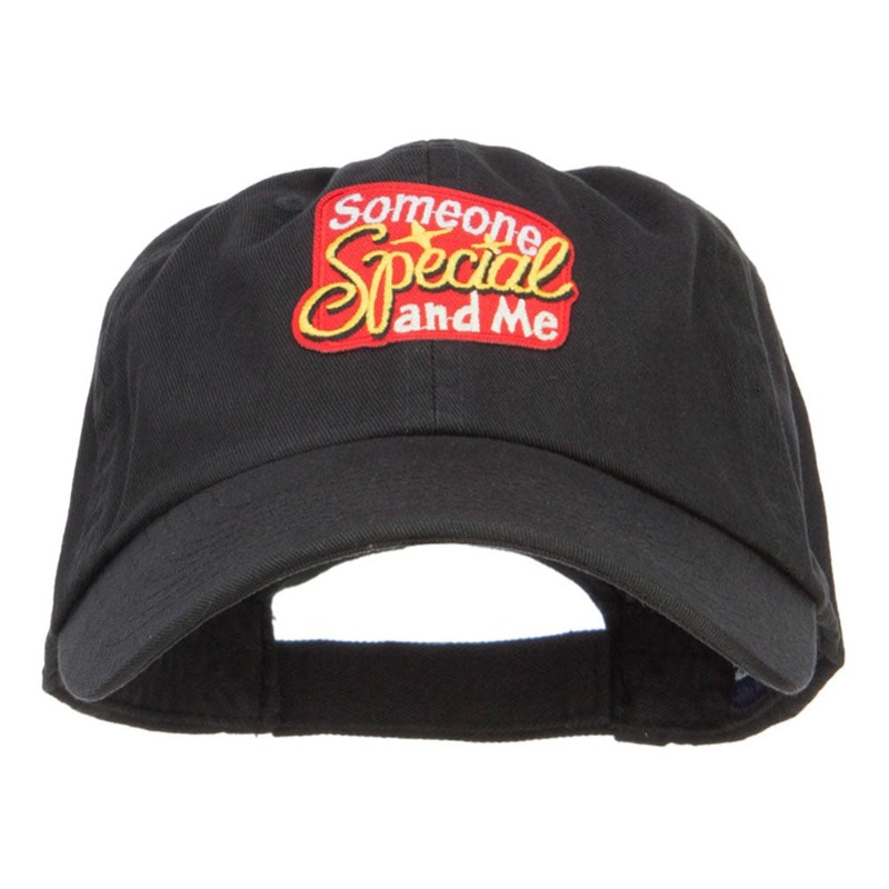 Someone Special and Me Patched Cap Black One Size