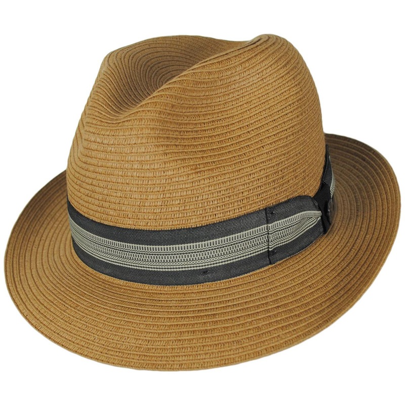 Swing Toyo Braid Fedora Hat BEIGE S