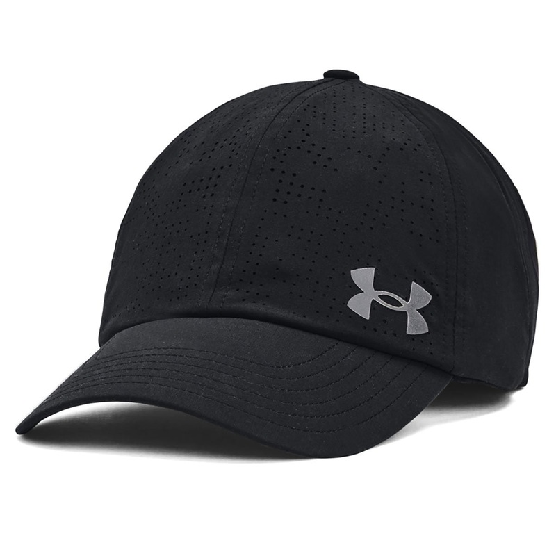 UA Women’s Iso-Chill Breathe Wrapback Cap Black/Black/Black 1SFM