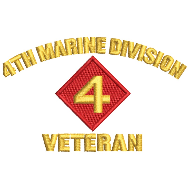 4th Marine Division Veteran Symbol 4th Marine Division Veteran Symbol One Size