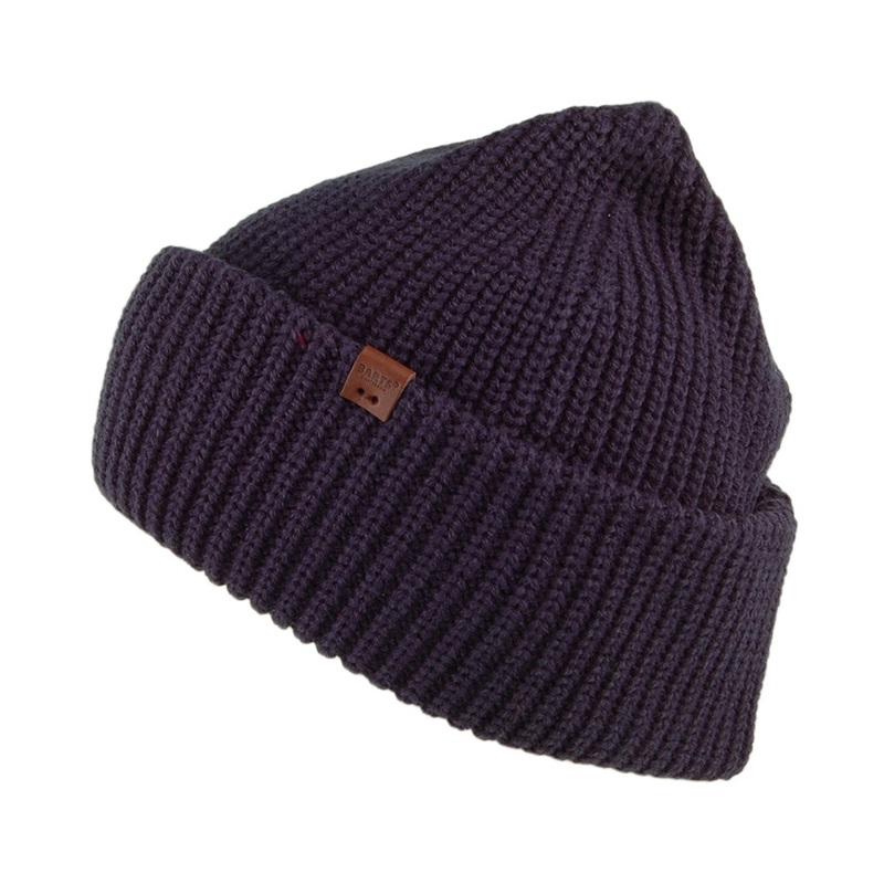 Barts Hats Derval Cuffed Beanie Hat – Navy Blue 1-Size