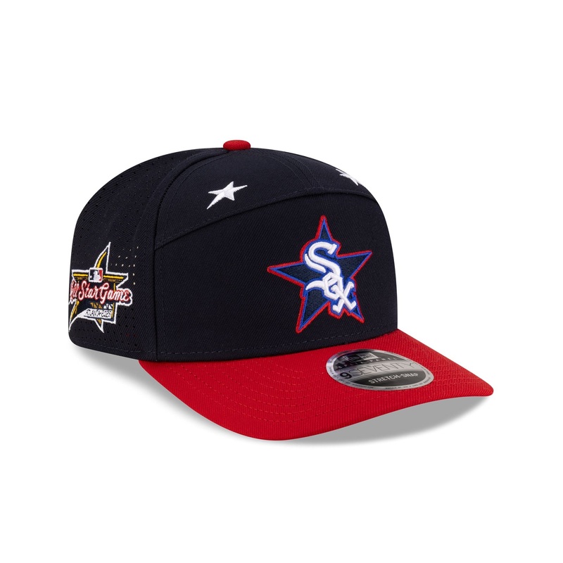 Chicago White Sox 2025 All-Star Game Workout Split Panel 9SEVENTY Stretch-Snap Hat One Size
