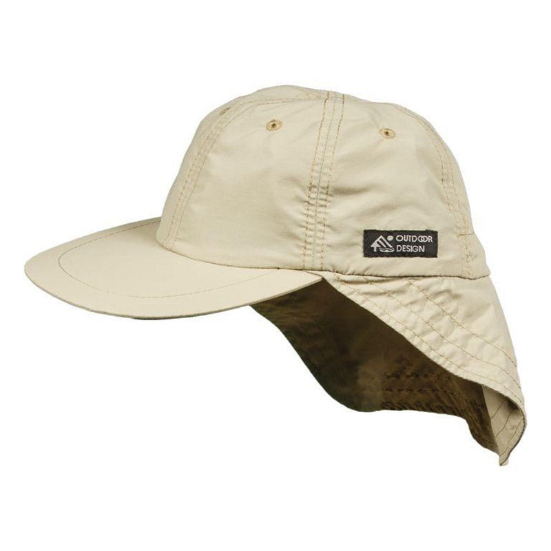 DPC Outdoor Fishing Cap with Sun Shield Khaki