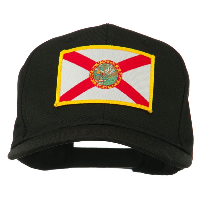 Eastern State Florida Embroidered Patch Cap Black One Size
