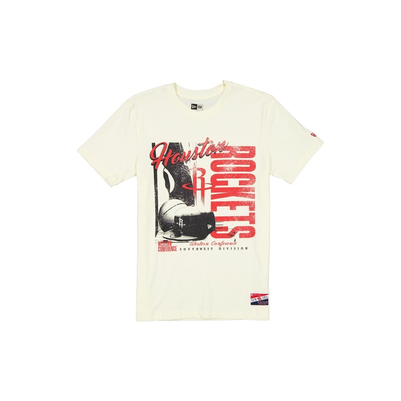 Houston Rockets Throwback White T-Shirt S