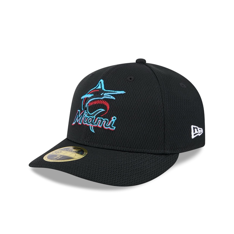 Miami Marlins 2025 Clubhouse Alt Low Profile 59FIFTY Fitted Hat 7